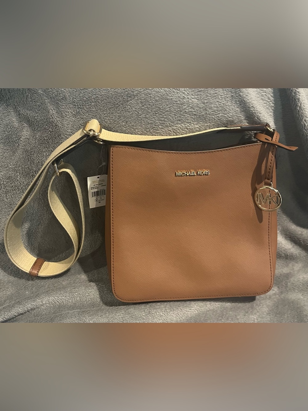Michael Kors Shoulder Bag with Strap NWT Brown Gold